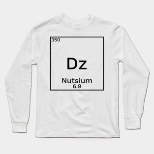 Deez nuts chemical periodic element science joke design Long Sleeve T-Shirt